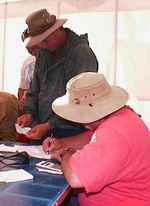 tabulating the votes